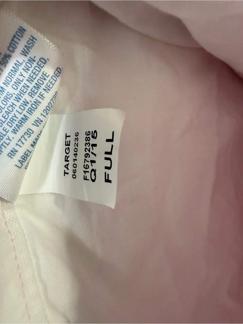 Simply Shabby Chic Pale Pink Ruffled Cotton Bed Skirt Dust Ruffle- Full